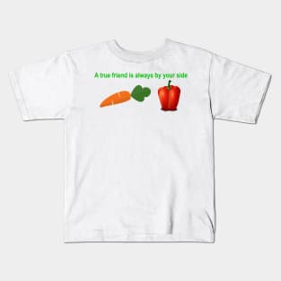 A true friend is always by your side Kids T-Shirt